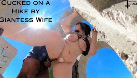 Cucked on a Hike by Giantess Wife - VR 360 - A Public Outdoor Cuckold Fantasy for Tiny Husband with Jane Judge and RickyxxxRails