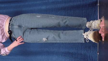 Floor-face trampled under dirty Balenciaga sneakers (part 5 of 10), flo605x 1080p