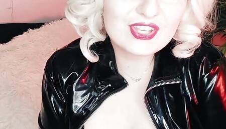 Jerk off Instructions JOI Spanking POV Collar and Leash Strap-on Femdom Video - Compilation by Arya