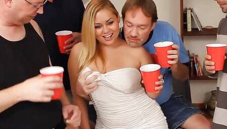 Chubby Blonde Nympth No Gag Reflex Boobies Suck N Fuck Gangbang Bukkake Cockz Jizz Mouth