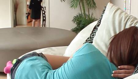 Milf just wants to touch this cuties soft skin and try some sweet pussy juice