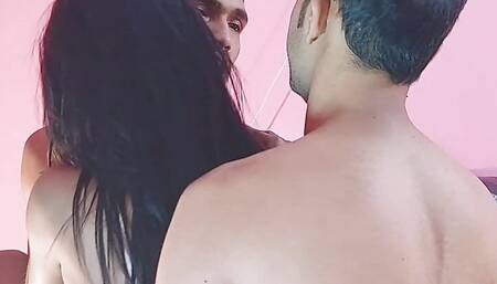 Desi teen friends home alone  threesome