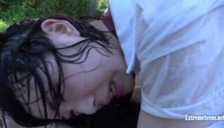 Yokomiya Nanami Gets Rough Sex Outdoors