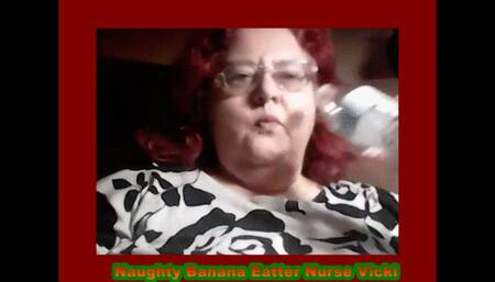 Naughty Banana Eater Nurse Vicki