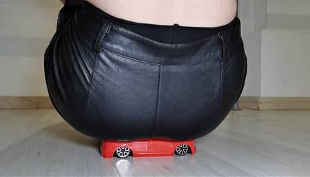 3 girls toy car buttcrush (special video)
