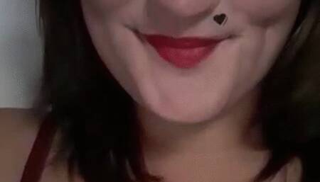 sexy oil girl sucking dildo