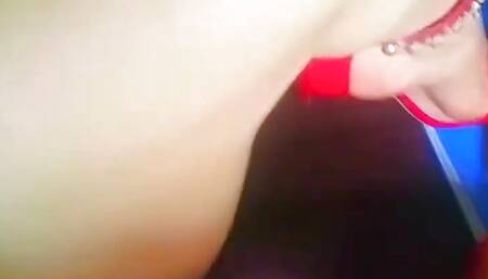 Cute Femboy Playing with Her Sexy Feet