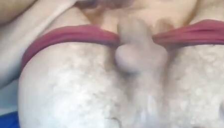 Big hairy thick ass opened on cam