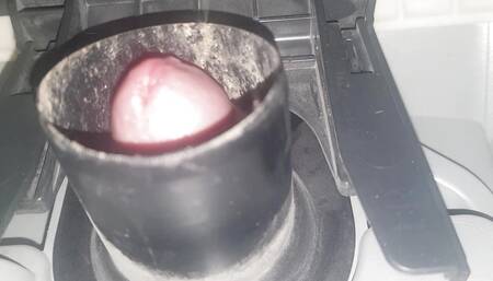 in a dirty vacuum cleaner