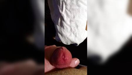 Hot wank and cum