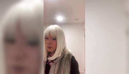 Hot Blonde Femboy Smoking