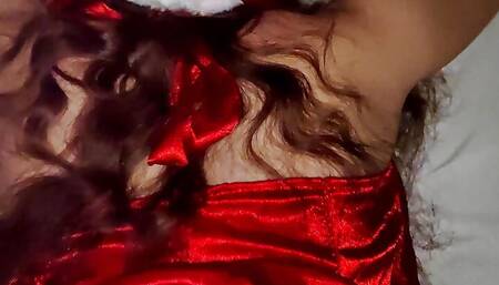 Santa girl, riding creampie Merry christmas!