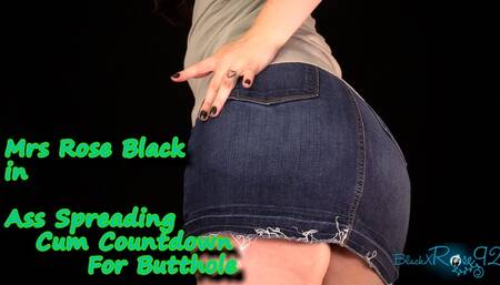 Ass Spreading Cum Countdown For Butthole