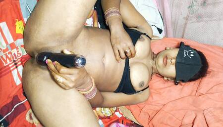 Anal Masturbation Desi Bhabhi at Night