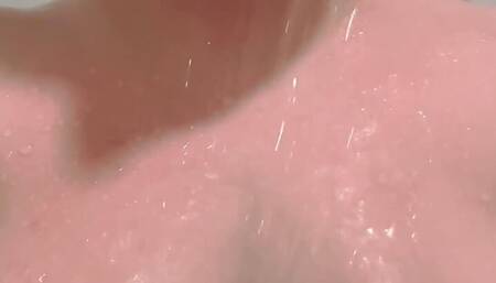 Big Wet Titties in the Shower Getting Soaked