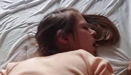 The magician makes her appear and fucks her