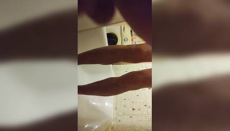 Fucking myself with a carrot and two cucumbers