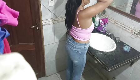 My Stepsister in the Shower