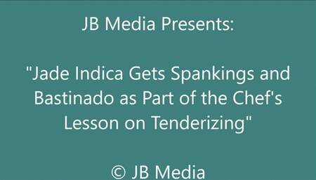 Jade Indica Gets Spanked and Bastinado During a Show - WMV