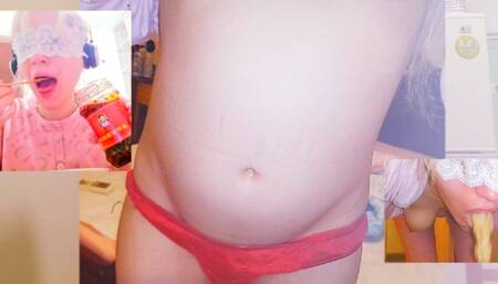 "ate so much i need to vomit all this food!" 4k calories messy overeating and puking