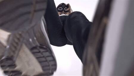 Cooldown and stretching while standing on your face