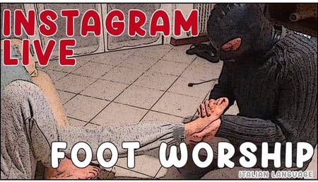 Instagram live foot worship HD