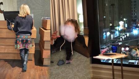 MarieRocks masturbating in downtown Seattle