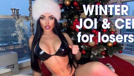 EvilWoman: Winter JOI and CEI for losers