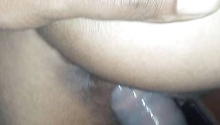 Indian Bhabhi fucking doggy style and creampie pussy