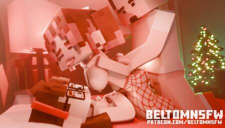MINECRAFT SEX MOD -  THREESOME SEX ANIMATION 3D