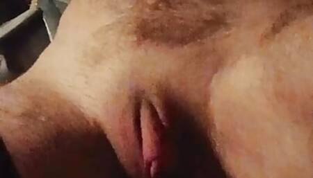 FtM pussy self spanked