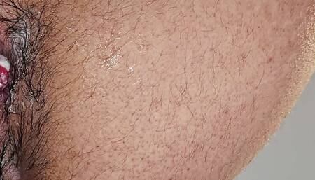 Close Up Creamy Hole