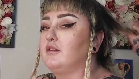 BBW Full Head Long Hair Shave Punishment Humiliation Fetish