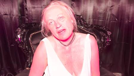 In the White Dress in the Dark Room