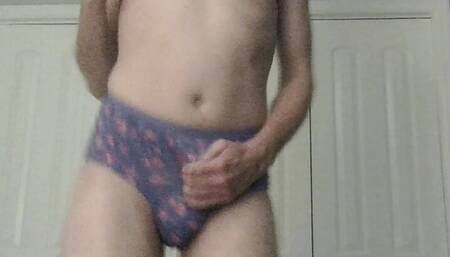 Sissy Private Show Masturbating, Moaning and Cumming on Cam