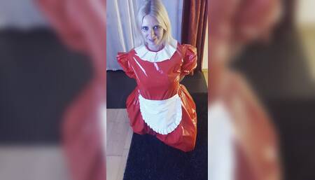 PVC Maid slave