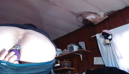 trying to gape my ass