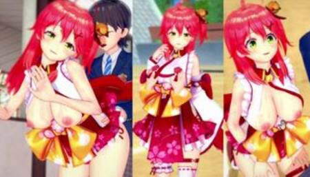 [Erotic Game Koikatsu! VTuber Sakura Miko 3DCG Big Tits Anime Video (Virtual Youtuber) [Hentai Game Koikatsu! Sakura Miko(Anime 3DCG Video)