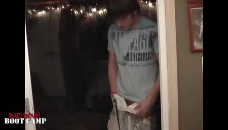 Friends Axel Johnson and Kameron Scott wank and suck dicks