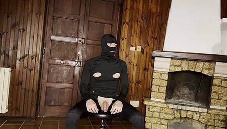 Breath play and Handjob - Cumshot