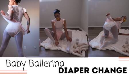 Baby Ballerina Diaper Change