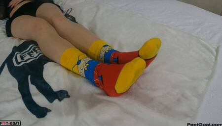 Footjob Virgins: Pinkilicious debuts her pretty feet and soft soles with some epic footjob, handjob, and cum on soles!