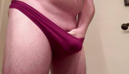 Big load cumshot in panties