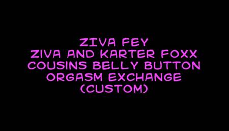 Ziva Fey - Cousins Bellybutton Orgasm Exchange