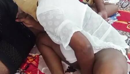 Desi ch of Indian sister-in-law of village