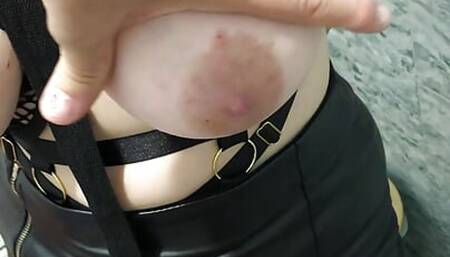 Blowjob in a hotel toilet nice girl