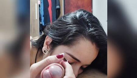 White Wolf Ofc - Wife sucking white cock affectionately ft. White Moon