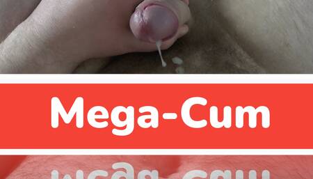 So much sperm has never squirted out of my cock
