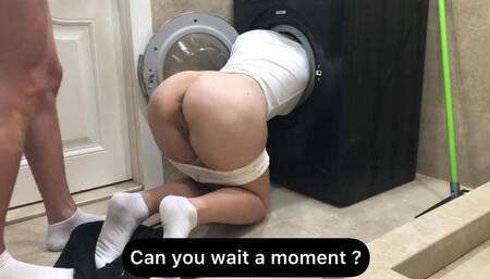 I Checked on My Stepsister Whether It Is Possible to Get Stuck in the Washing Machine