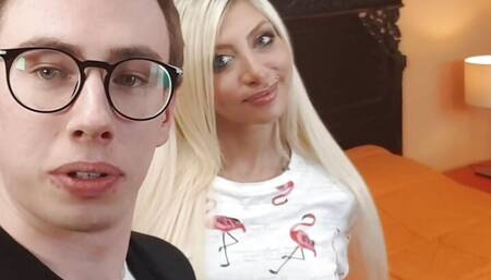 First Fuck in Porn for Italian Beuty Lisa Amane with Max Felicitas